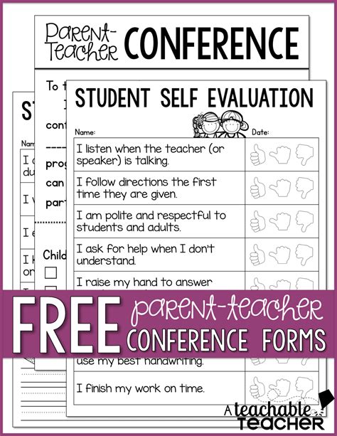 teachable teacher parent teacher conference tips  freebies linky