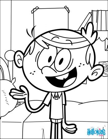 coloring page  loud house loud family  coloring home