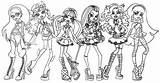 Coloring Monster High Clawdeen Draculaura Frankie Pages Ghoulia Lagoona Cleo Print Printable Wolf Sheet Sheets sketch template