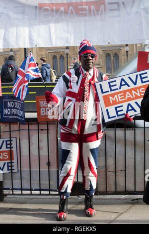 stop brexit banner  union jack  european flag  brexit march  london stock photo alamy