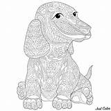 Coloring Dogs Kids Dog Pages Color Simple Printable Justcolor sketch template