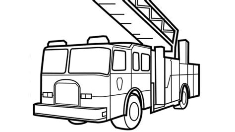 fire truck coloring page    educative printable truck