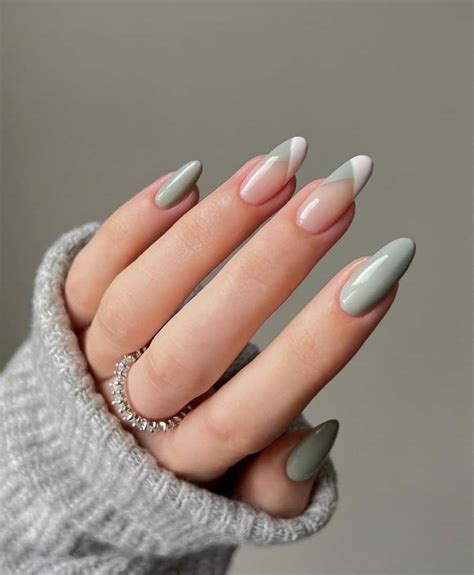 gorgeous sage green nails  inspire   manicure