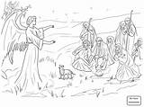 Coloring Christmas Shepherd Shepherds Pages Printable Getcolorings sketch template