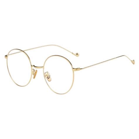 Metal Thin Round Frame Nearsighted Glasses Myopia Eyeglasses Short