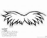 Lorax Mustache Printable Coloring Pages Template Truffula Tree Drawing Clipartmag Sketch Peterainsworth sketch template