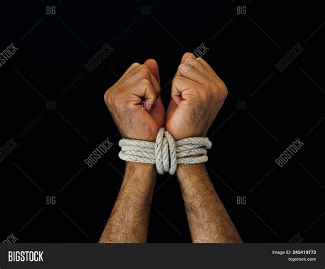 man hands were tied image and photo free trial bigstock