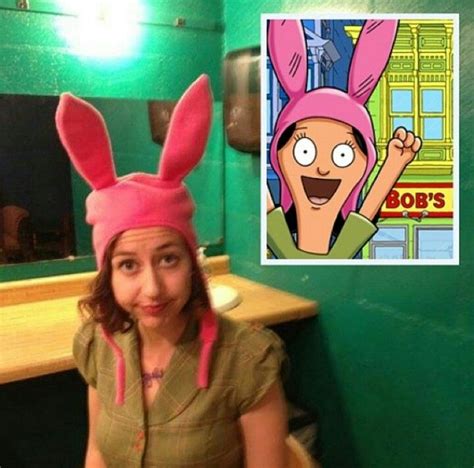 Kristen Schaal Dressed As Louise The Character She Voices On Bobs
