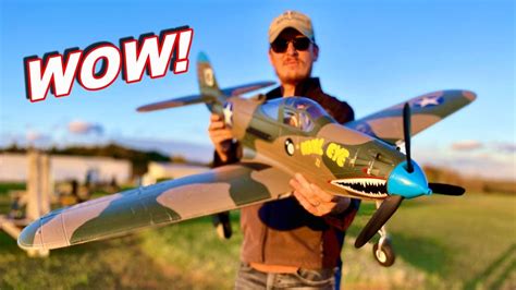 smart rc plane rc warbird p  airacobra  safe technology thercsaylors youtube