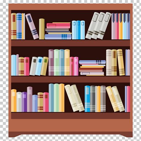 library clipart png bookshelf pictures  cliparts pub