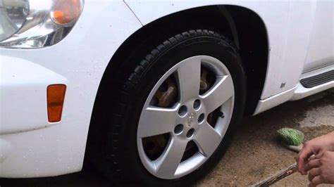 tire and wheel hubcap cleaning and dressing youtube
