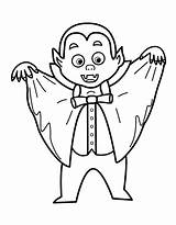 Vampire Coloring Pages Cute Print sketch template