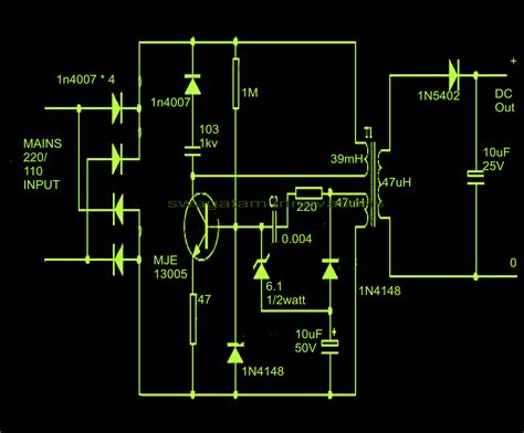 cheapest smps circuit  mje