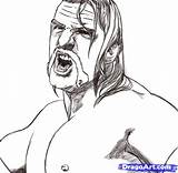 Triple Coloring Wwe Pages Draw Popular Drawing sketch template