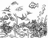 Coloring Sea Pages Underwater Realistic Colouring Template Advantages sketch template