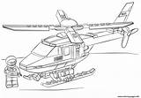 Lego Coloring Police City Helicopter Pages Printable sketch template
