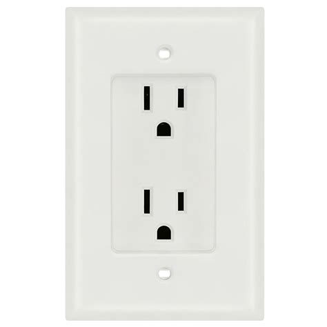 gang recessed dual power outlet ul listed