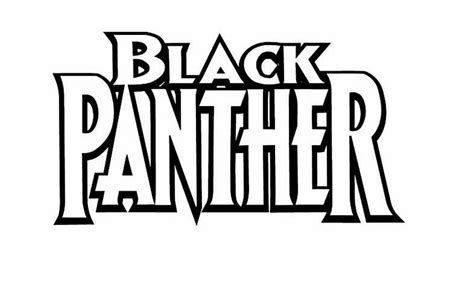 coloring pages black panther superhero marvel