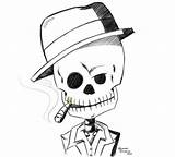 Gangster Drawings Skull Gangsta Drawing Skulls Cool Gangsters Sketch Coloring Cliparts Sketches Clipart Pages Choose Board Deviantart Paintingvalley Favorites Add sketch template