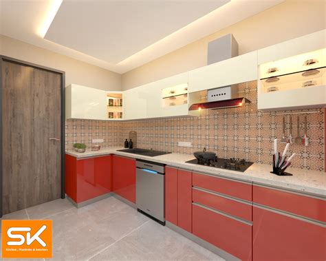 shaped modular kitchen design skumaarassociates