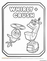 Rusty Rivets Coloring Pages Whirly Crush Printable Print Getdrawings Getcolorings sketch template