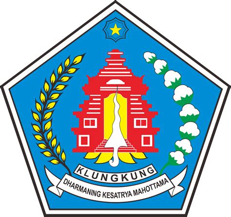makna arti logo lambang daerah kabupaten klungkung
