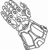 Infinity Gauntlet Coloring Pages Printable War Avengers Marvel Thanos Clipart Print Lego Game A4 Online Categories sketch template