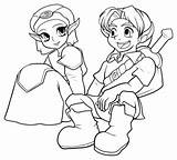 Zelda Coloring Pages Kids Legend Color Print Link Princess Games Coloriage Printable Beautiful Colouring Books Time Popular Justcolor Characters Nintendo sketch template