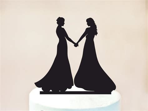 Lesbian Wedding Cake Topper Lesbian Cake Topper Same Sex