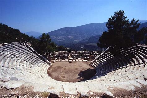 arycanda turkey theatres amphitheatres stadiums odeons ancient greek