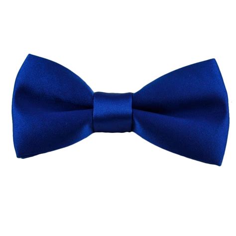 plain royal blue boys bow tie  ties planet uk