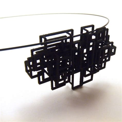 items similar  black  printed small open square pendant  etsy