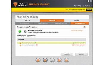 Total Defense Internet Security Suite screenshot #2