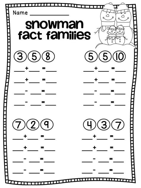 fact family worksheets multiplication