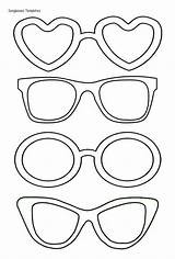 Coloring Sunglasses Pages Printable Summer Getcolorings Color sketch template