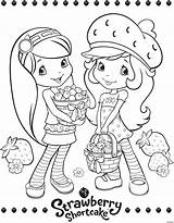 Strawberry Shortcake Coloring Pages Print Berrykins sketch template