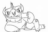 Trollhunters Coloring Pages Printable Dreamworks sketch template