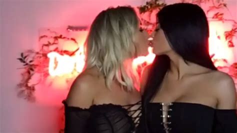 Kylie Jenner Kissing Stassie Karanikolaou In Sweet B Day