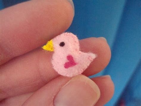 micro mini tiny birdie love bird  sparklerama  etsy