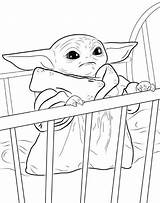 Yoda Grogu Colorir Ausmalbilder Mandalorian Imprimir Meister Babyyoda Aunt Adults Ioda Bebé sketch template