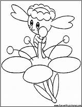 Pokemon Coloring Flabebe Pages Fairy Colouring Printable Fun Color Print Colorir Template sketch template
