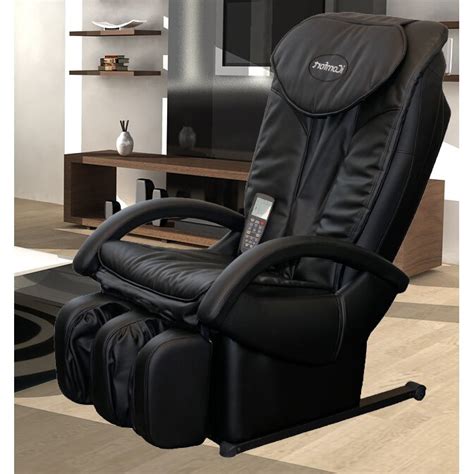 icomfort faux leather zero gravity massage chair with ottoman wayfair
