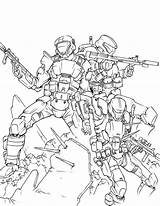 Halo Coloring Odst Coloringpagesonly Geheimnis Malvorlagen Military sketch template