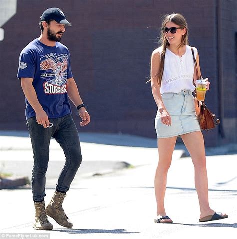 Shia Labeouf Enjoys Romantic Lunch Outing With Girlfriend Mia Goth