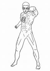 Lantern Lanterna Superheroes sketch template