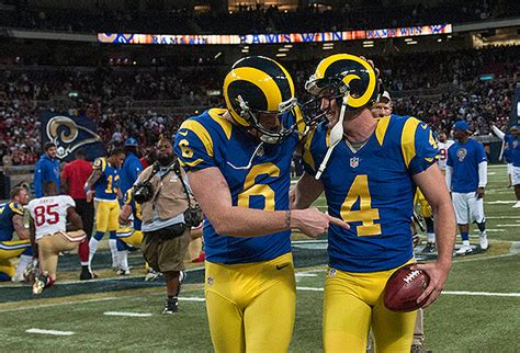 Rams Specialists Greg Zuerlein Johnny Hekker And Jake Mcquaide Star In