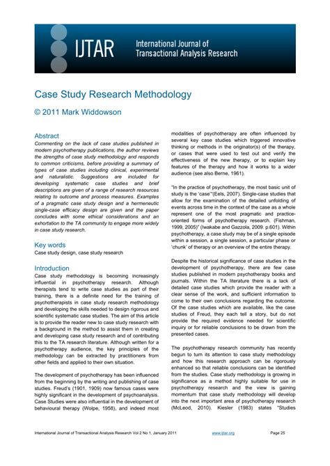 sample case study research paper     case study research