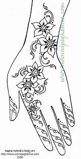 Henna Mehndi Designs Simple Drawing Patterns Tattoo Templates Easy Tattoos Hand Getdrawings Sample Finger Small Visit sketch template