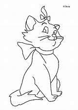 Marie Coloring Pages Cat Aristocats Disney Beautiful Kitten Print Girl Library Clipart Color Popular Hellokids Coloringhome Comments Online sketch template