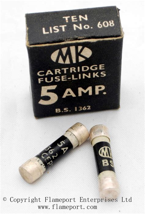 mk  amp bs cartridge fuse links